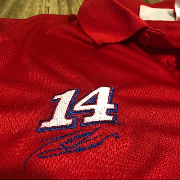 NASCAR Tony Stewart #14 Old Spice Embroidered Polo Shirt Winners Circle SPOT - Picture 5 of 11